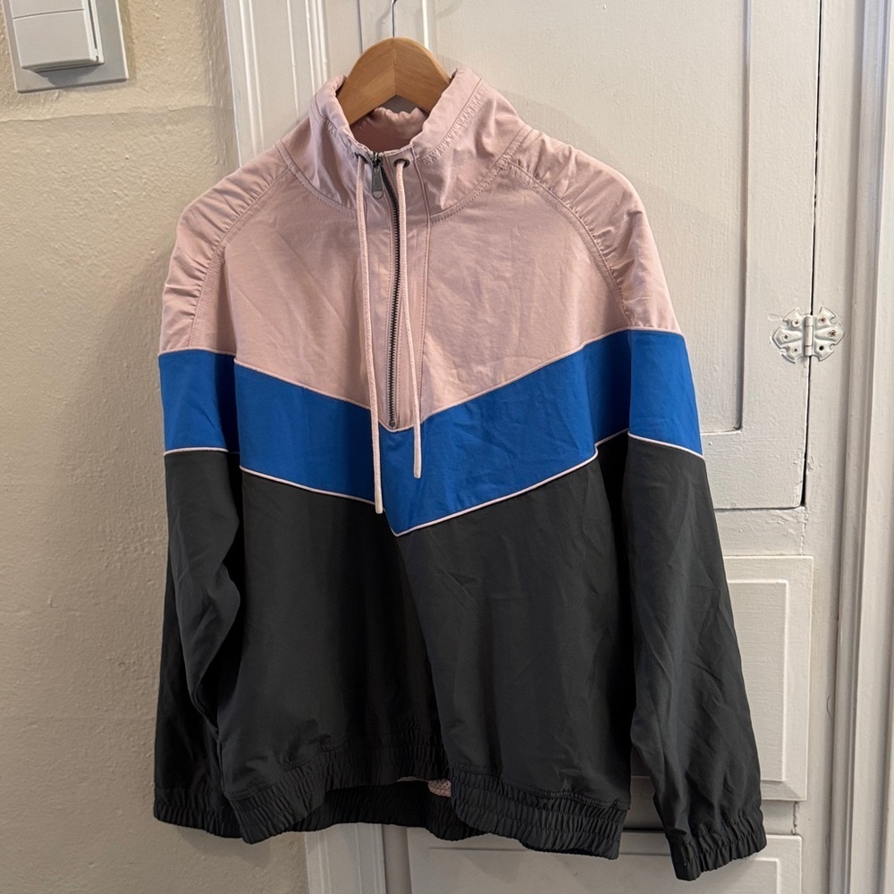 FP Movement Walk the Line Colorblock Pullover Jacket Quarter Zip Sporty SMALL - Picture 4 of 10